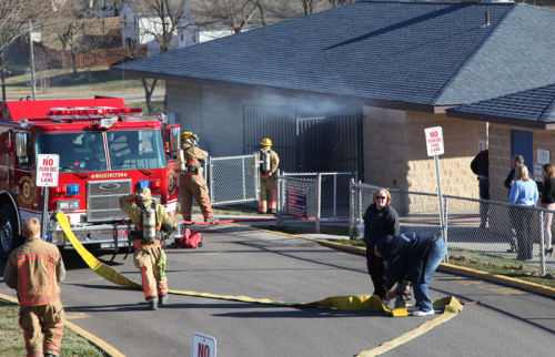 Fire in WHS Concession Stand